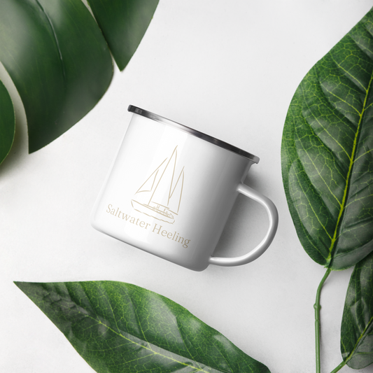 Tan Saltwater Heeling Mug